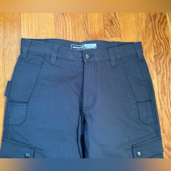 NWT Carhartt Rugged Flex Relax Fit Ripstop Cargo Fleece Lined Men’s 32x30 Pants - Picture 8 of 9